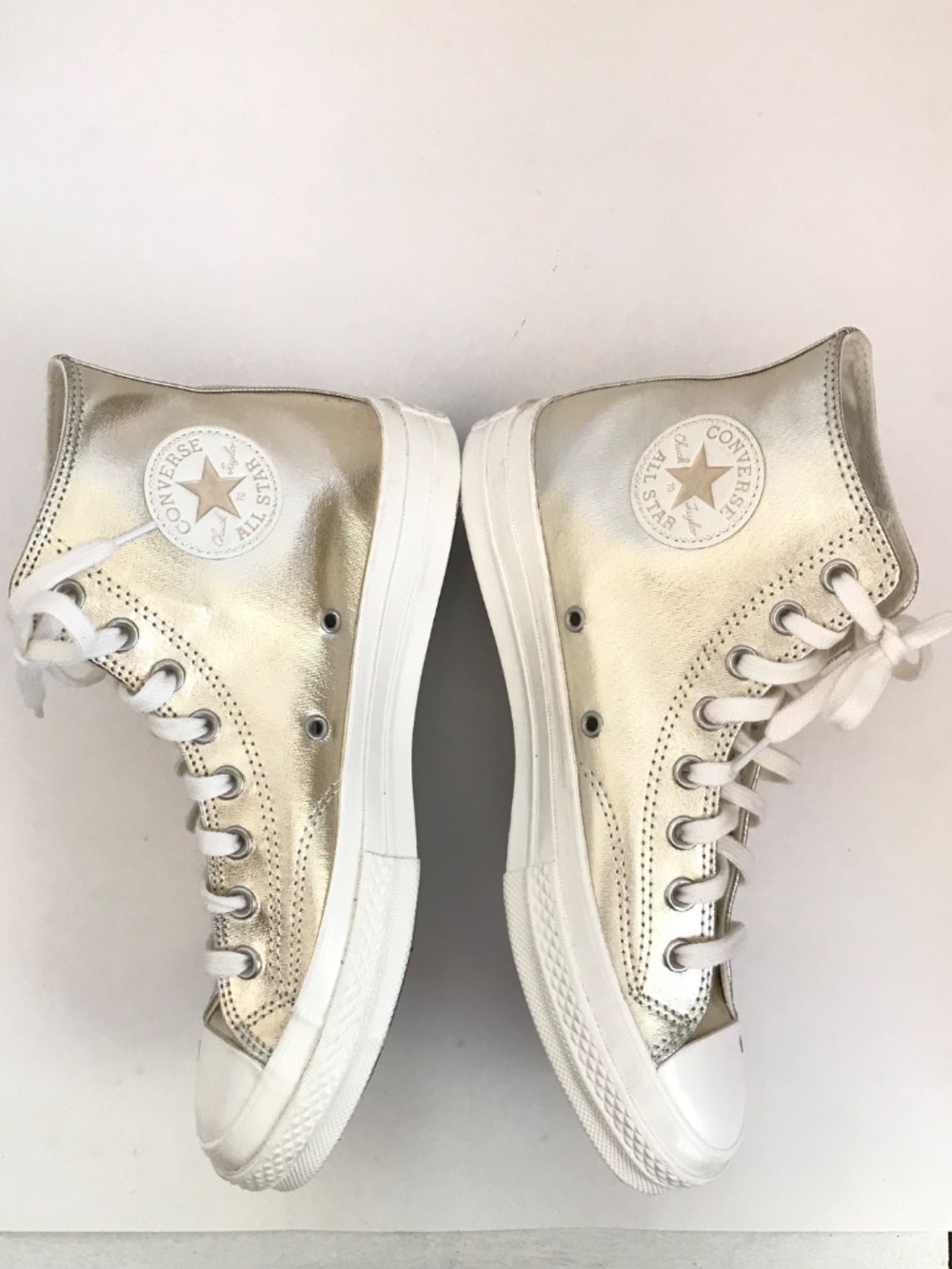 CHUCK TAYLOR All Star 70 Metallic High Top Sneaker Women’s Size 10 - Picture 9 of 16